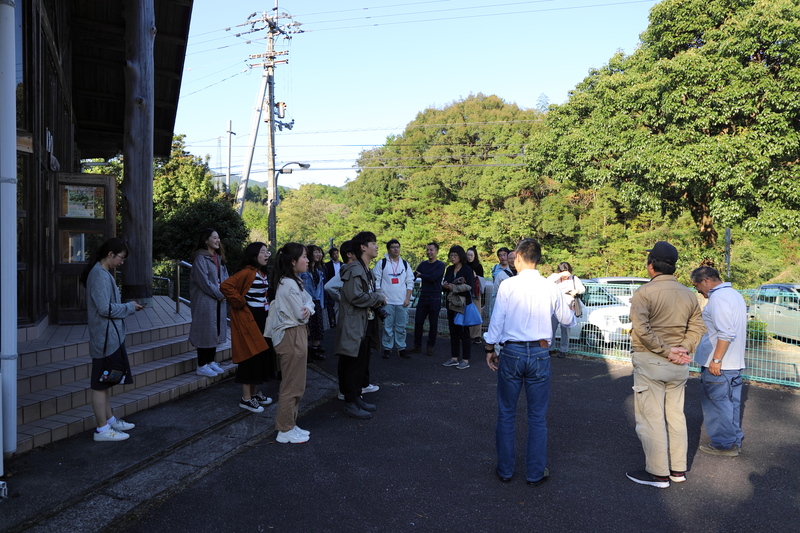 早稲田大学留学生　山里の家にて