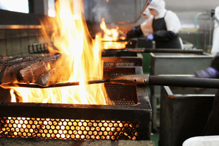 ブリの藁焼きたたき