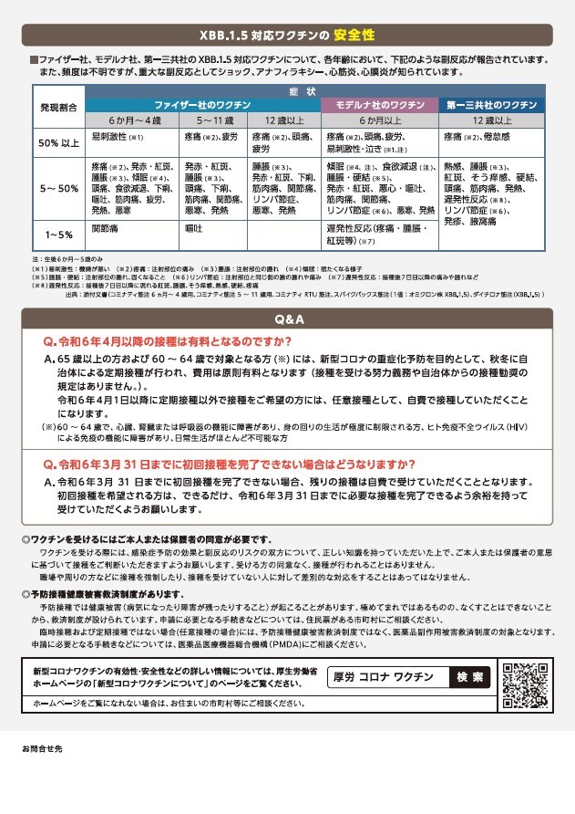新型コロナワクチンの全額公費による接種終了について(裏).jpg