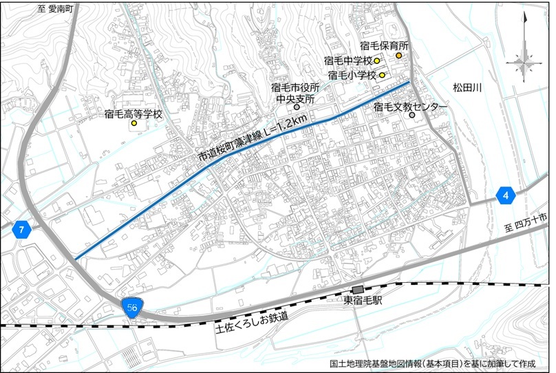 整備箇所の図