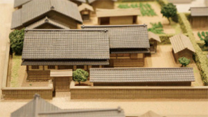 ジオラマ 町庄屋(江戸時代後期)