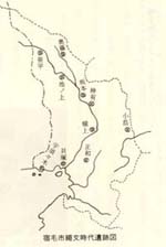 宿毛市繩文時代遺跡図