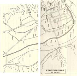 天正時代の宿毛の地名図