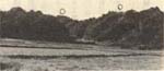 西田城跡(右)西村城跡(左)